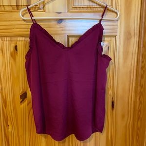 Express Magenta size S spaghetti strap tank top